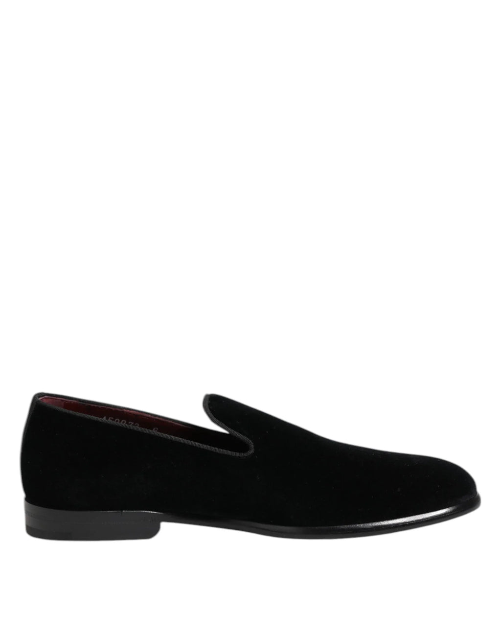 Dolce & Gabbana Black Velvet Loafers Formal Men Dress Shoes - Zeiniez