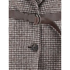 Brunello Cucinelli Brown Wool Jackets And Coat