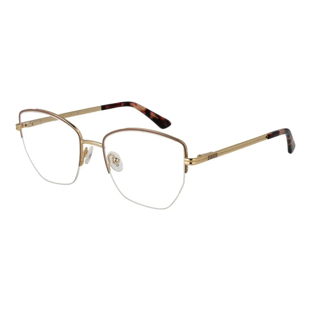 Guess Beige Metal Glasses (Frames) - Zeiniez