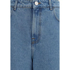 Rohe Blue Cotton Relaxed Fit Jeans - Zeiniez