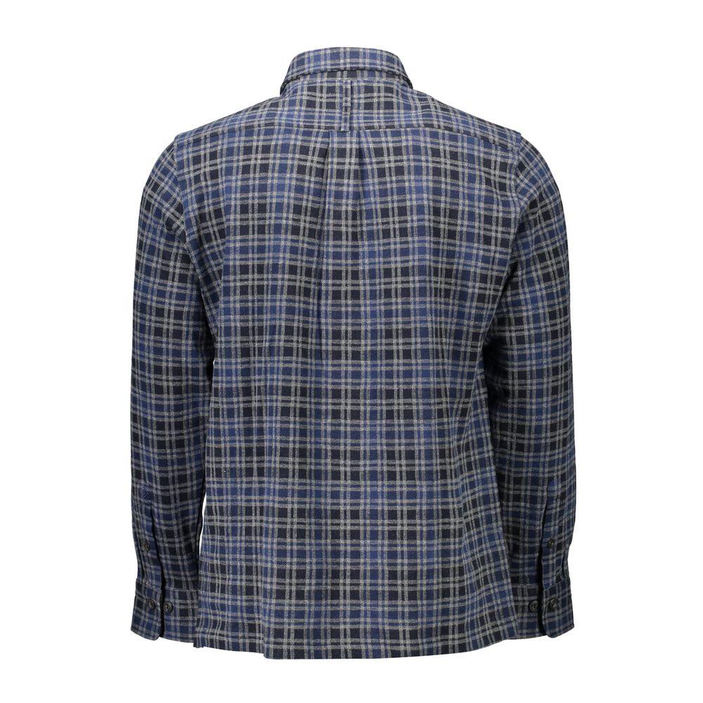 Gant Blu Cotton Mens Shirt - Zeiniez