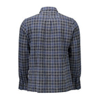 Gant Blu Cotton Mens Shirt - Zeiniez