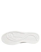 Dolce & Gabbana White Miami Leather Low Top Sneakers Shoes - Zeiniez