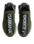 Dolce & Gabbana Green Logo Low Top Sorrento Men Sneakers Shoes - Zeiniez