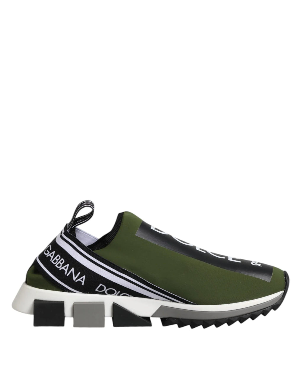 Dolce & Gabbana Green Logo Low Top Sorrento Men Sneakers Shoes - Zeiniez