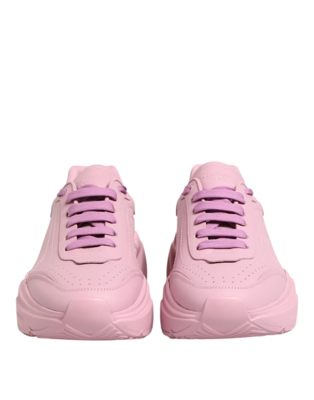 Dolce & Gabbana Pink Leather Daymaster Low Top Sneakers Shoes - Zeiniez