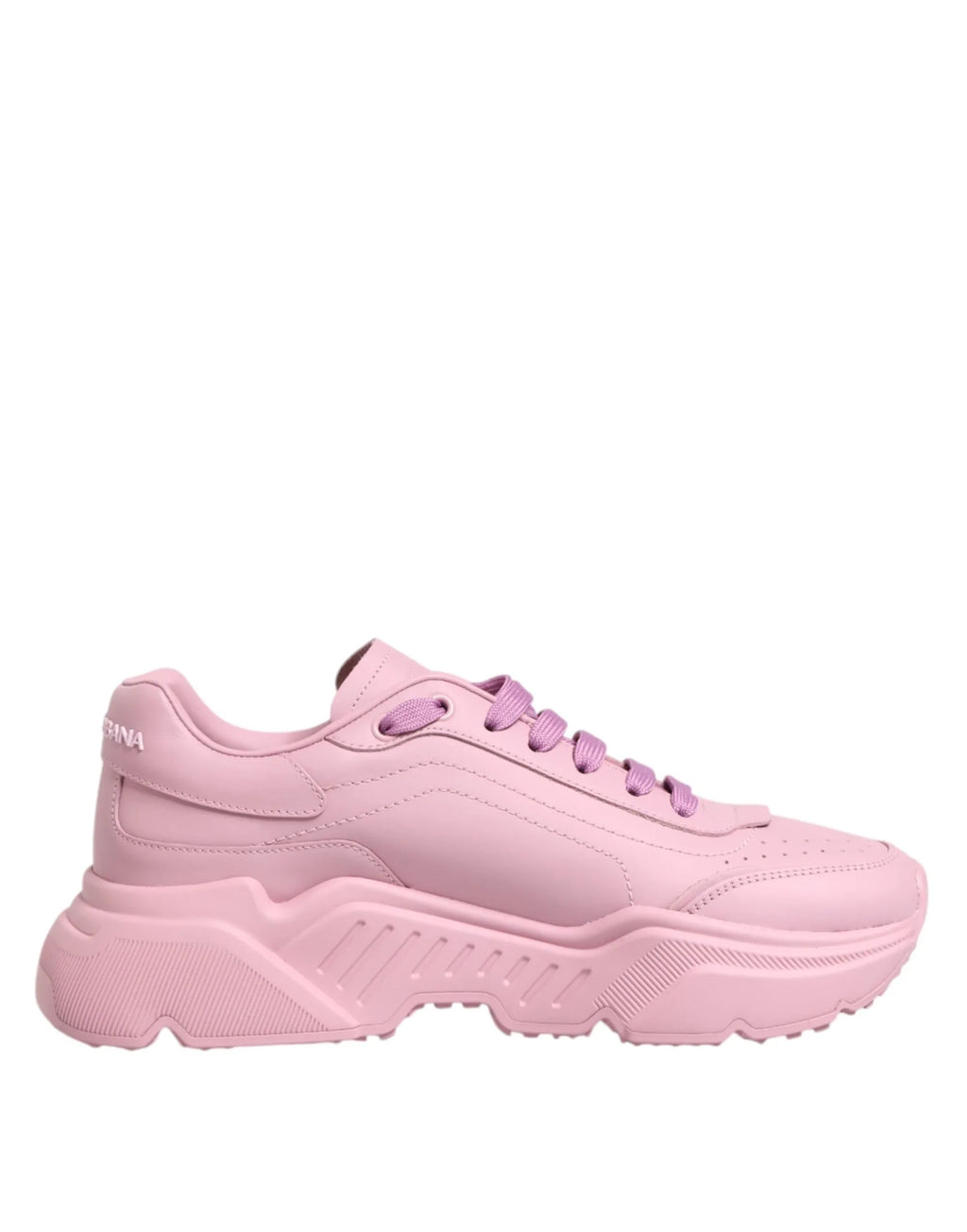 Dolce & Gabbana Pink Leather Daymaster Low Top Sneakers Shoes - Zeiniez