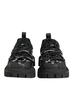Dolce & Gabbana Black Low Top Lace Up Trekking Sneakers Shoes - Zeiniez