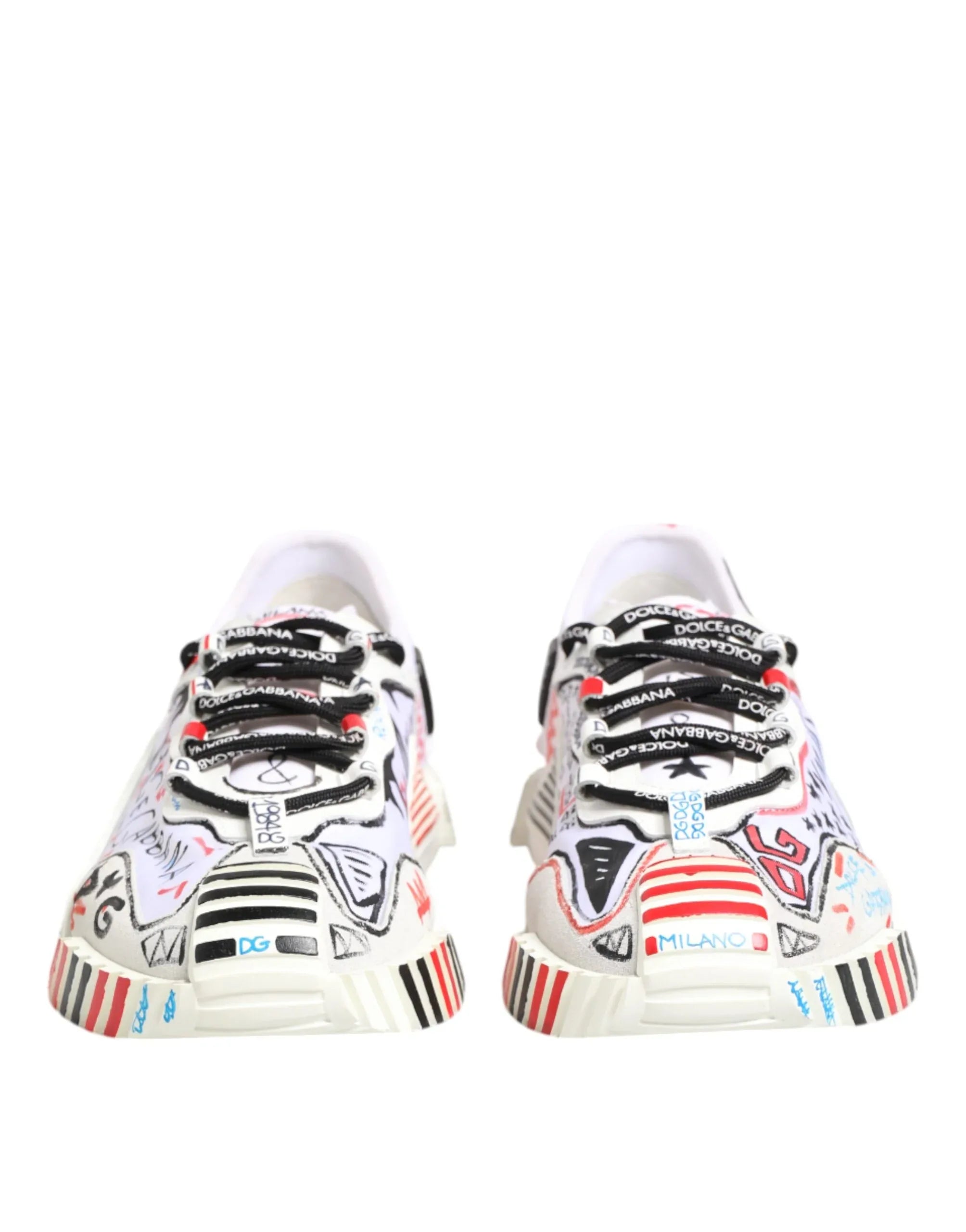 Dolce & Gabbana Multicolor Low Top NS1 Men Sneakers Shoes - Zeiniez