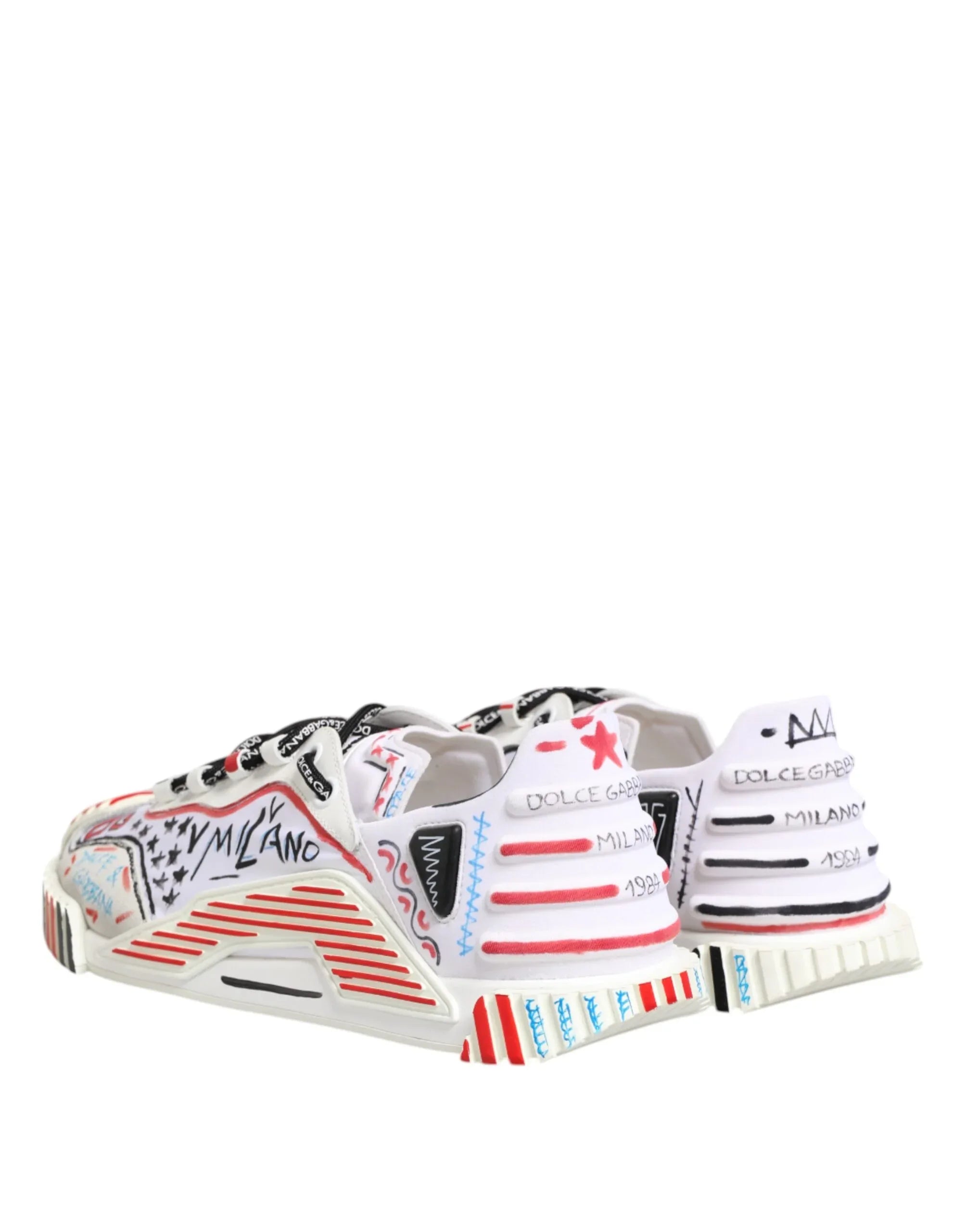 Dolce & Gabbana Multicolor Low Top NS1 Men Sneakers Shoes - Zeiniez
