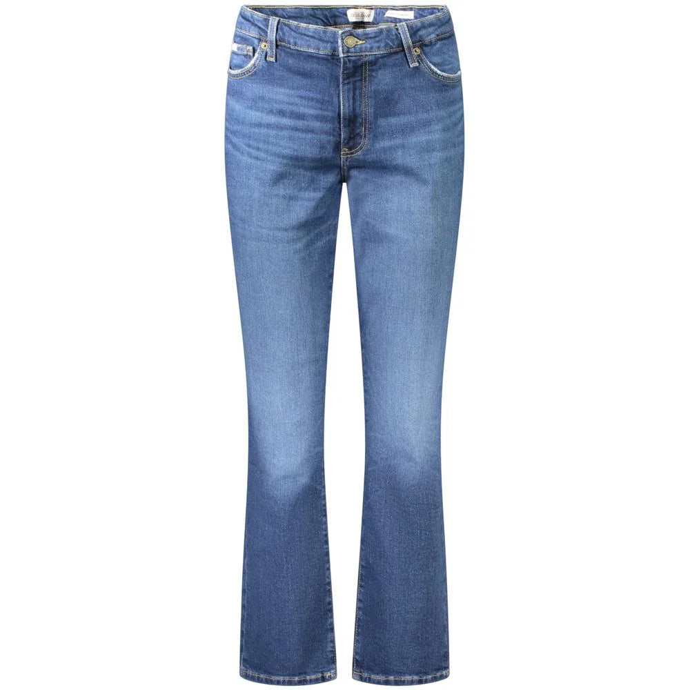 Guess Jeans Blue Cotton Women's Straight Jean - Zeiniez