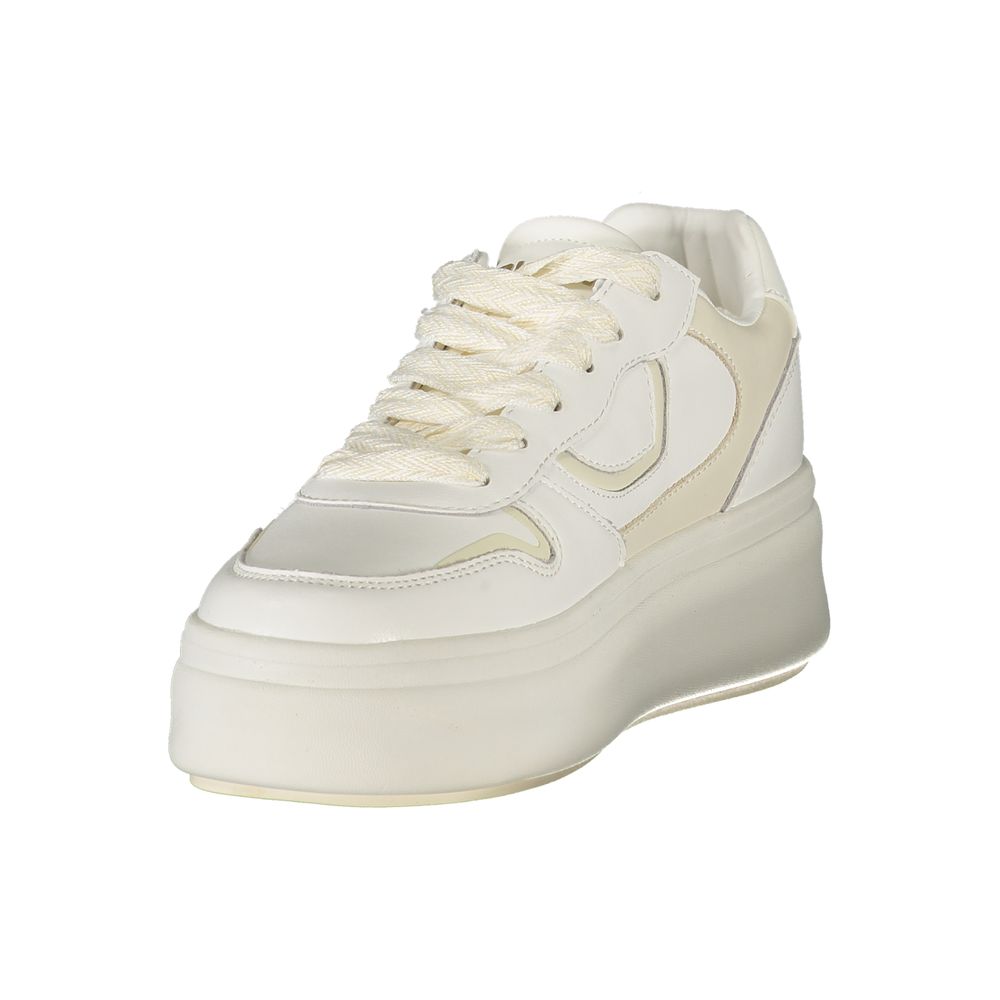 Blauer Bianco Poliuretano Donna Sneaker - Zeiniez