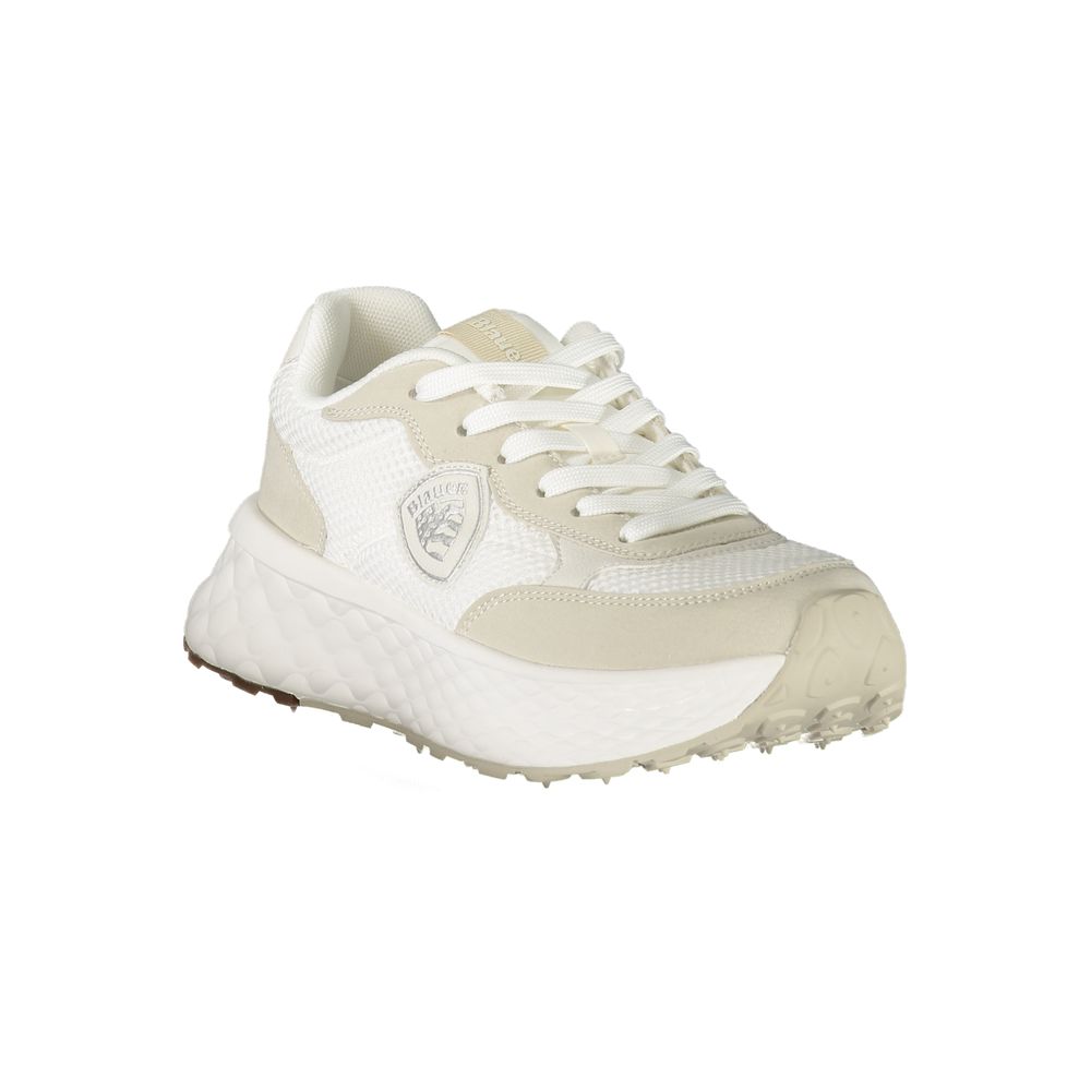 Blauer Bianco Polyurethane Women Sneaker - Zeiniez