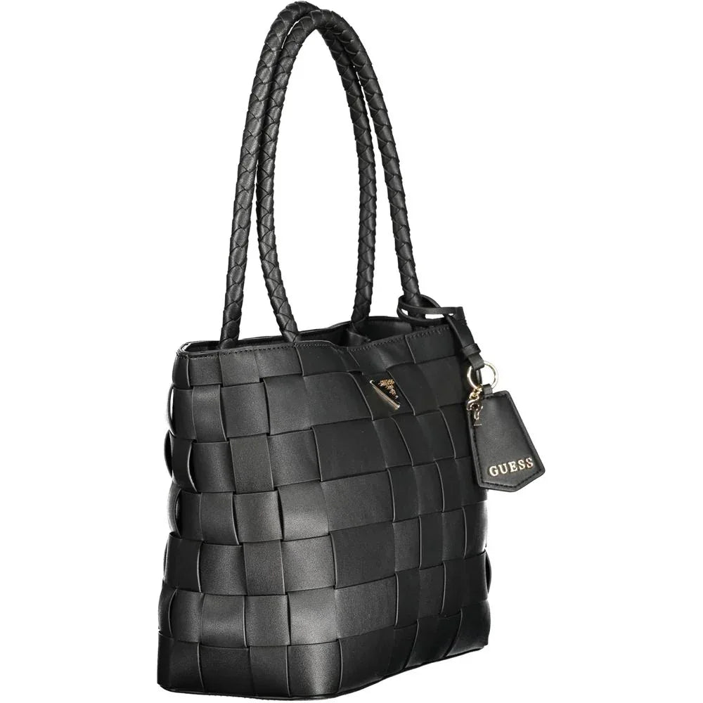 Guess Jeans Nero Poliuretano Women Handbag - Zeiniez