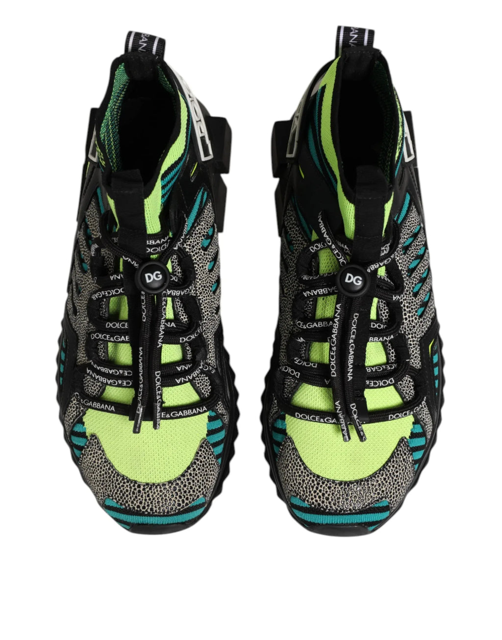 Dolce & Gabbana Multicolor Sorrento Socks Men Sneakers Shoes - Zeiniez