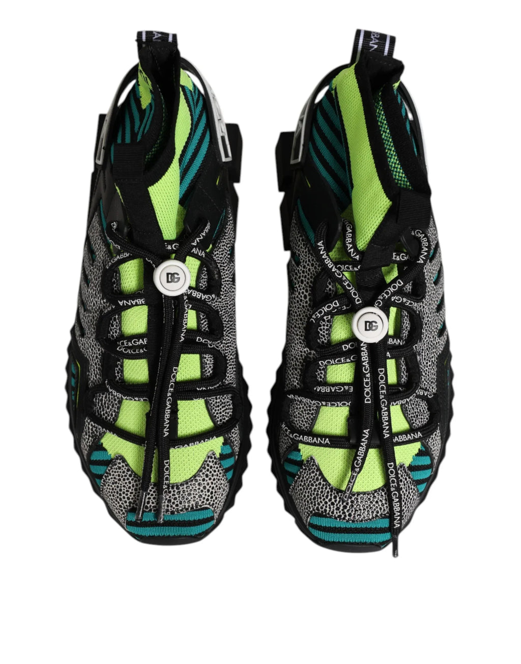 Dolce & Gabbana Multicolor Sorrento Socks Men Sneakers Shoes - Zeiniez