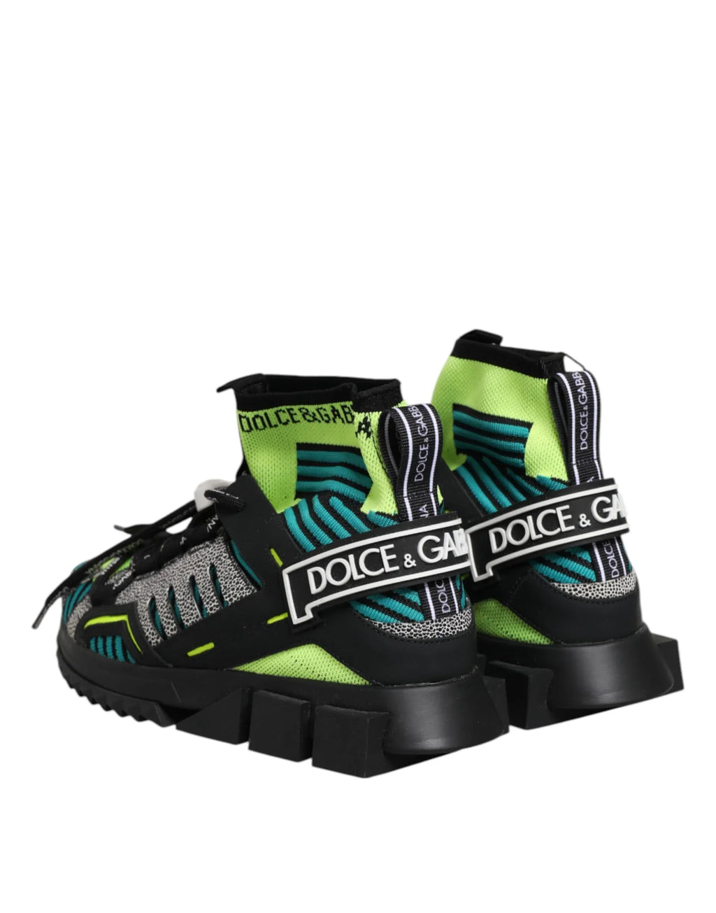 Dolce & Gabbana Multicolor Sorrento Socks Men Sneakers Shoes - Zeiniez