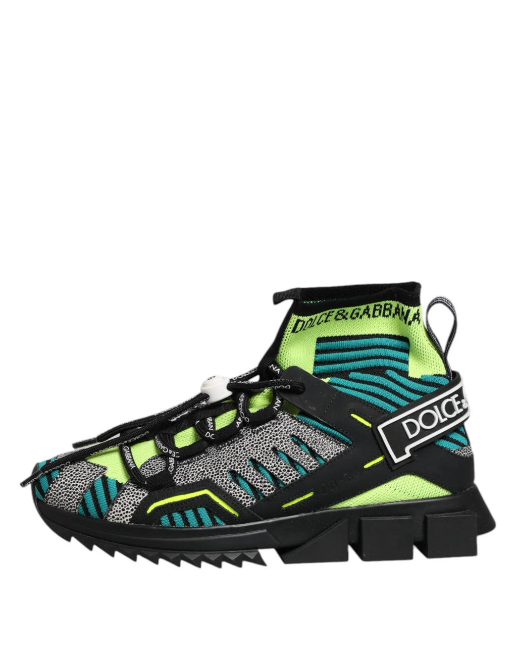 Dolce & Gabbana Multicolor Sorrento Socks Men Sneakers Shoes - Zeiniez