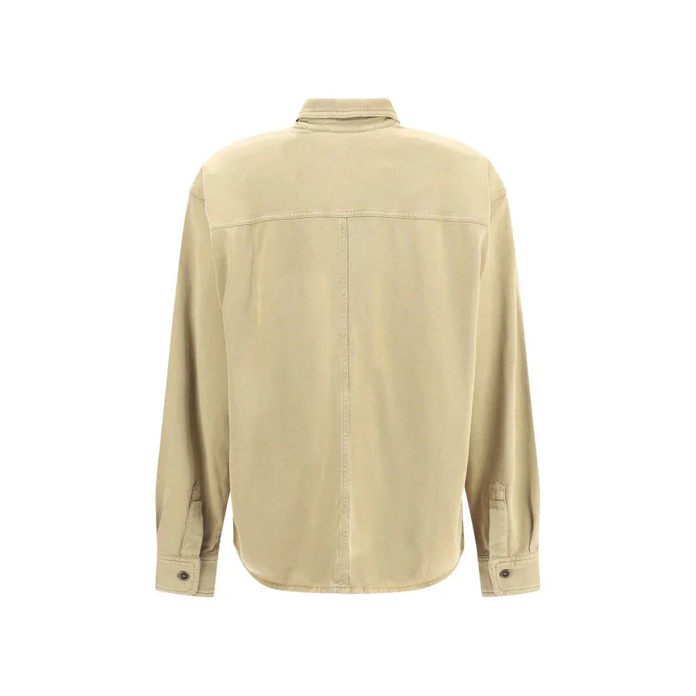 Marant Etoile Beige Cotton Dress Shirt - Zeiniez