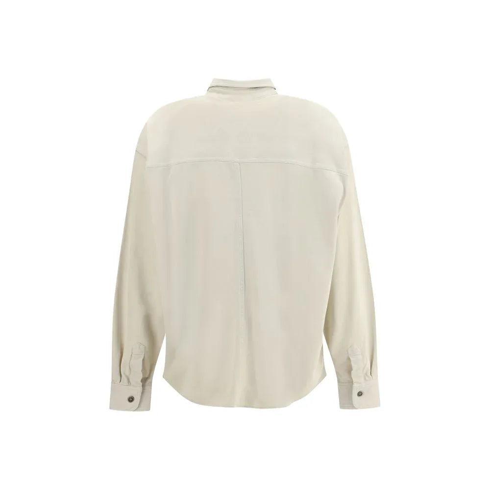 Marant Etoile White Cotton Dress Shirt - Zeiniez