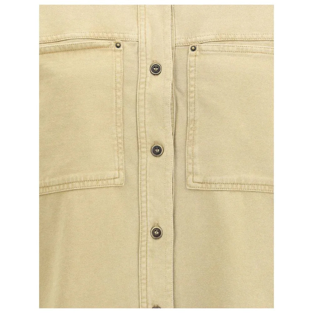 Marant Etoile Beige Cotton Dress Shirt - Zeiniez