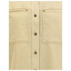 Marant Etoile Beige Cotton Dress Shirt - Zeiniez