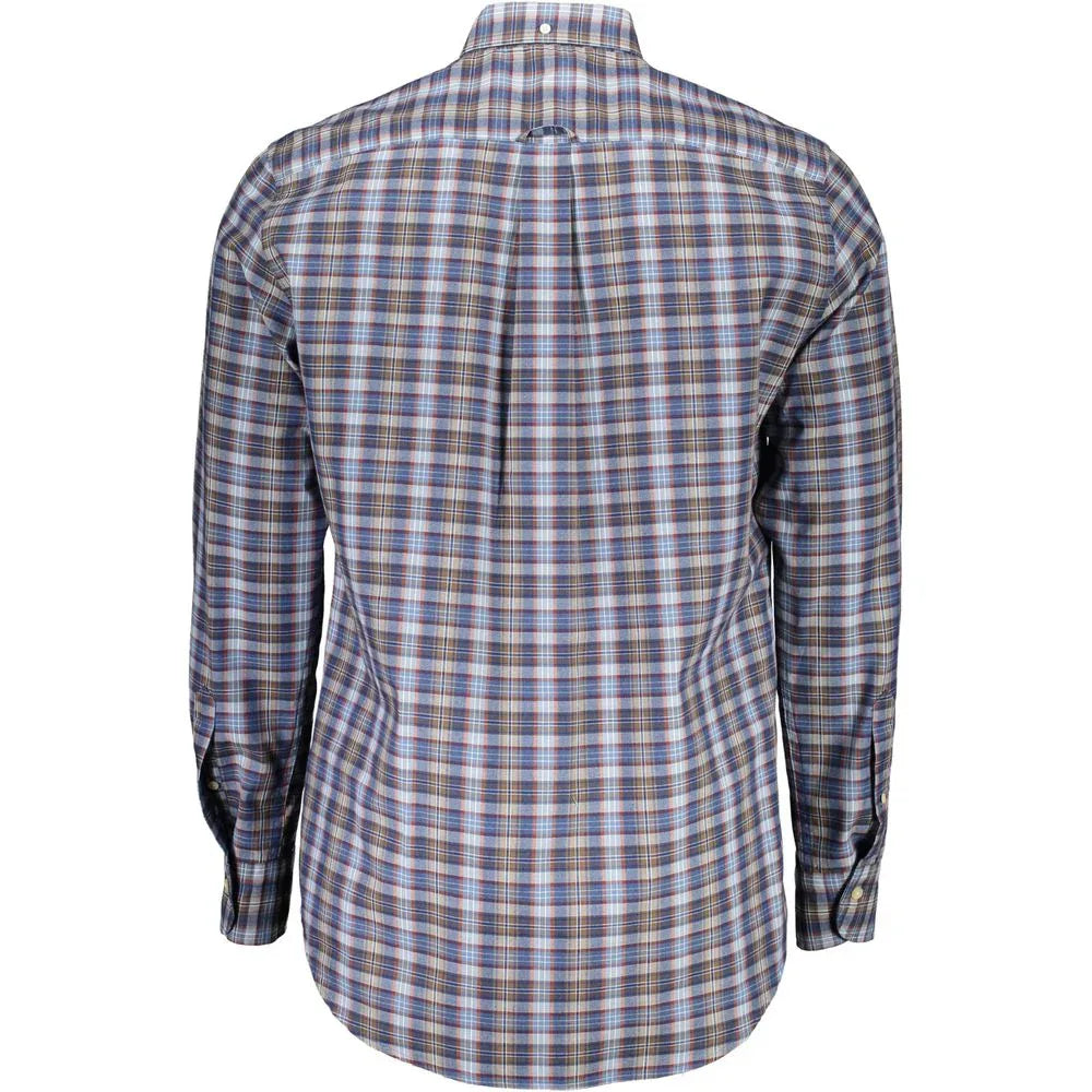 Gant Blue Cotton Men's Shirt - Zeiniez