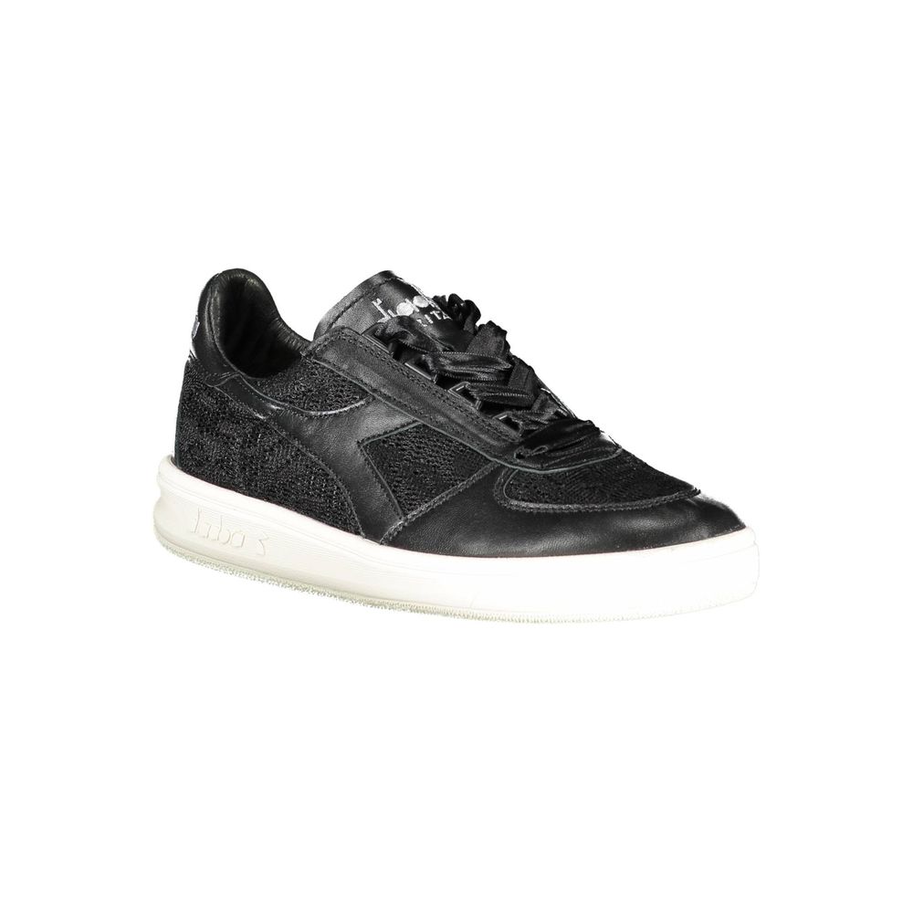 Diadora Black Leather Women Sneaker - Zeiniez