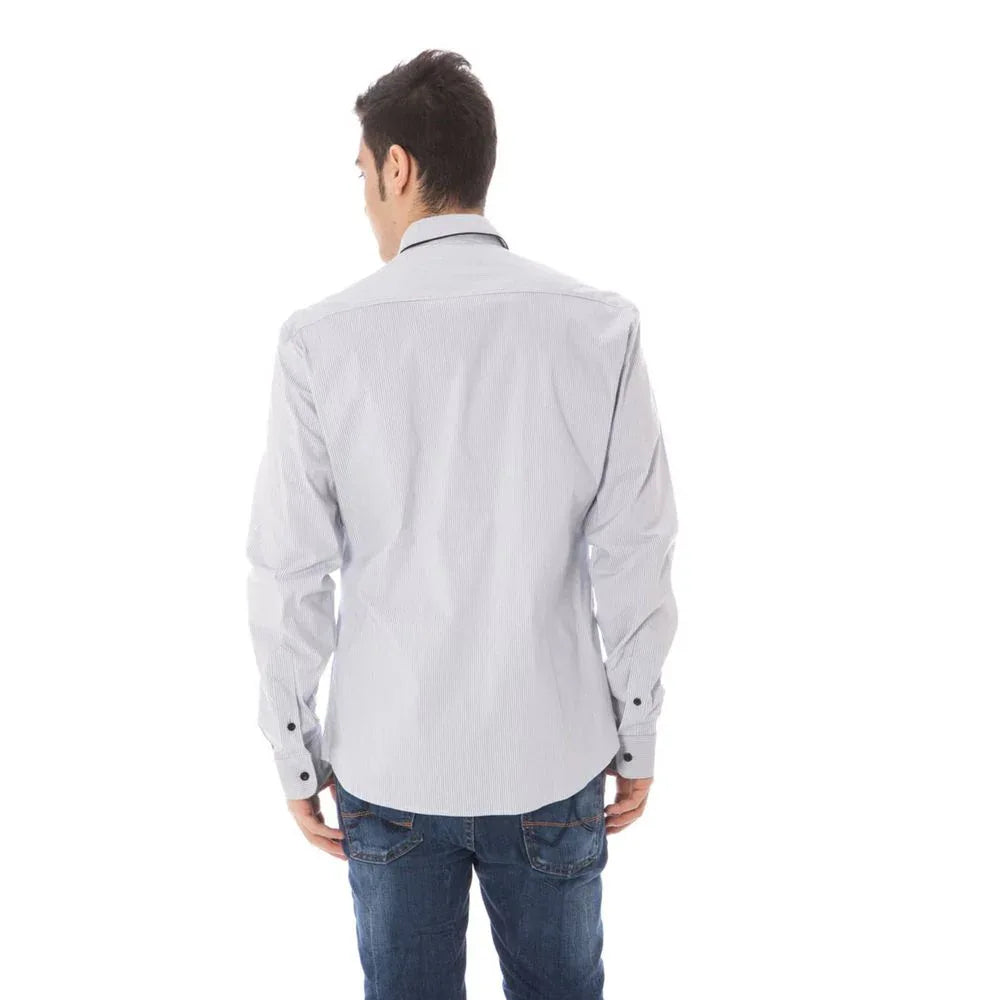 Costume National Azzurro Cotton Men Shirt - Zeiniez