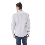 Costume National Azzurro Cotton Men Shirt - Zeiniez