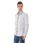 Costume National Azzurro Cotton Men Shirt - Zeiniez