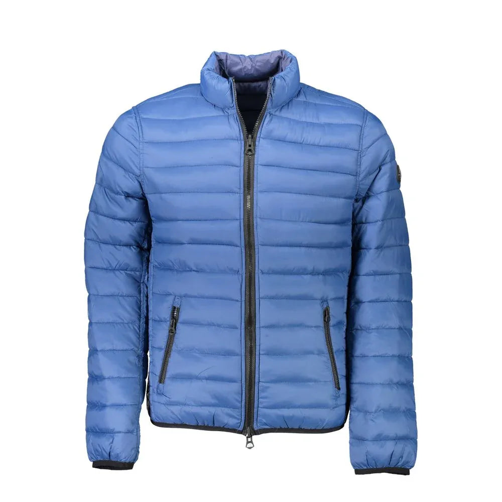 U.S. POLO ASSN. Blue Nylon Men's Jacket - Zeiniez