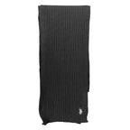 U.S. POLO ASSN. Black Wool Men Scarf - Zeiniez