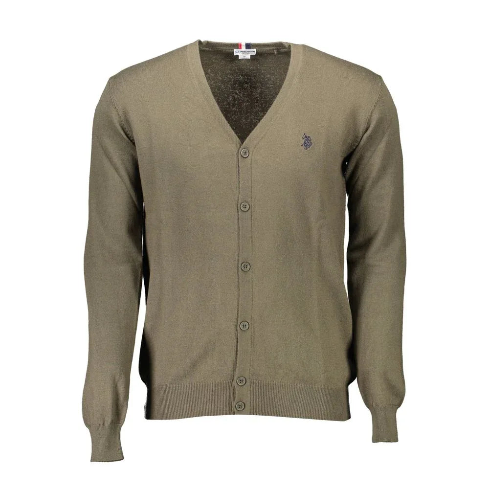 U.S. POLO ASSN. Verde Cotton Men Cardigan - Zeiniez