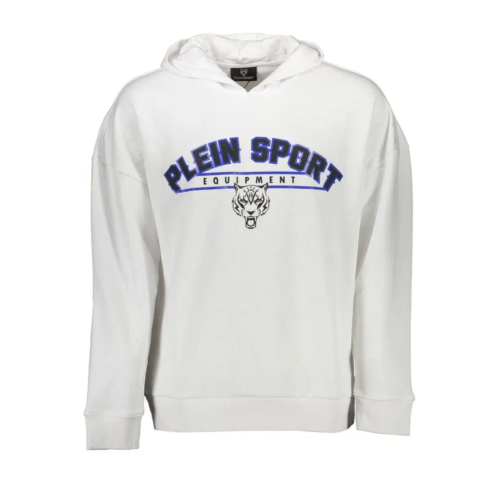 Plein Sport White Cotton Men's Sweatshirt - Zeiniez