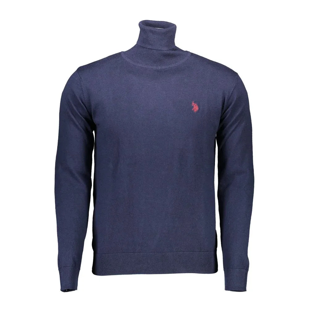 U.S. POLO ASSN. Blue Cotton Men Sweater - Zeiniez