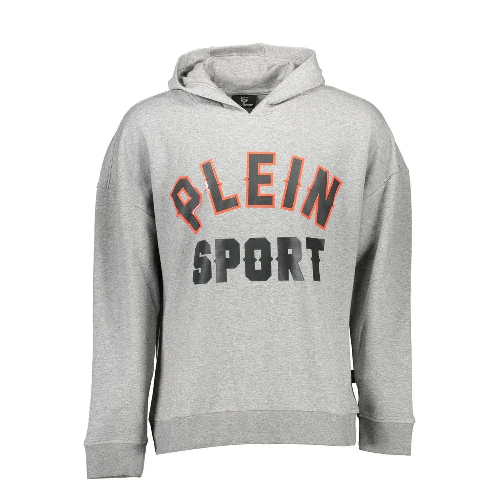Plein Sport Grigio Cotton Men Sweatshirt - Zeiniez