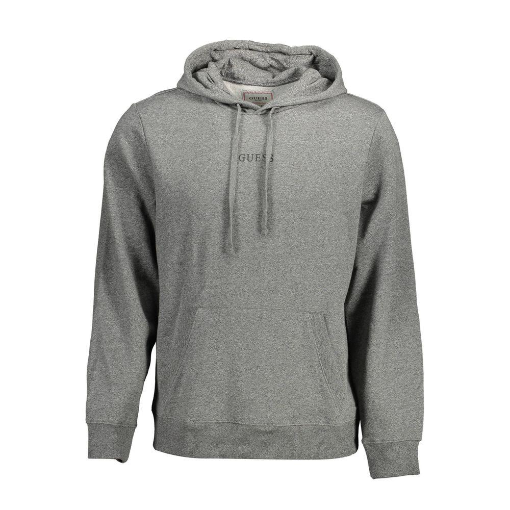 Guess Jeans Grigio Organic Cotton Men's Sweatshirt - Zeiniez