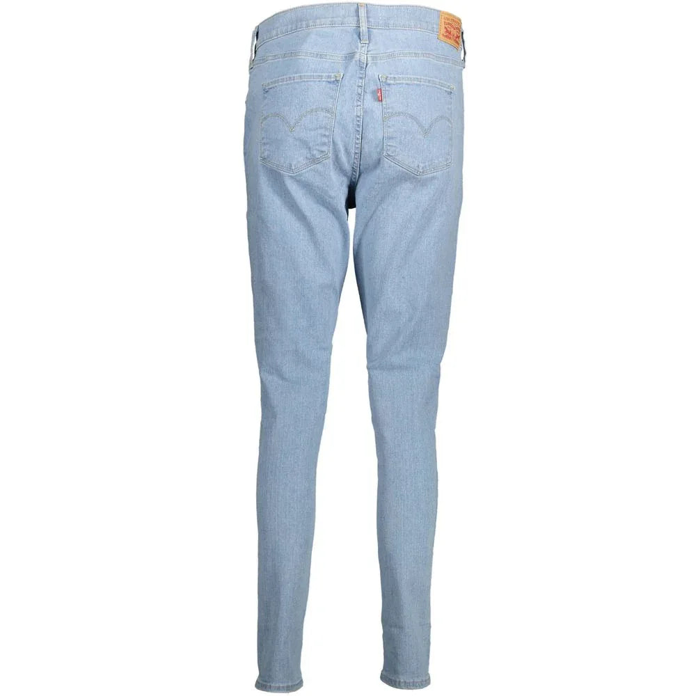 Levi's Azzurro Cotton Women Skinny Jean - Zeiniez