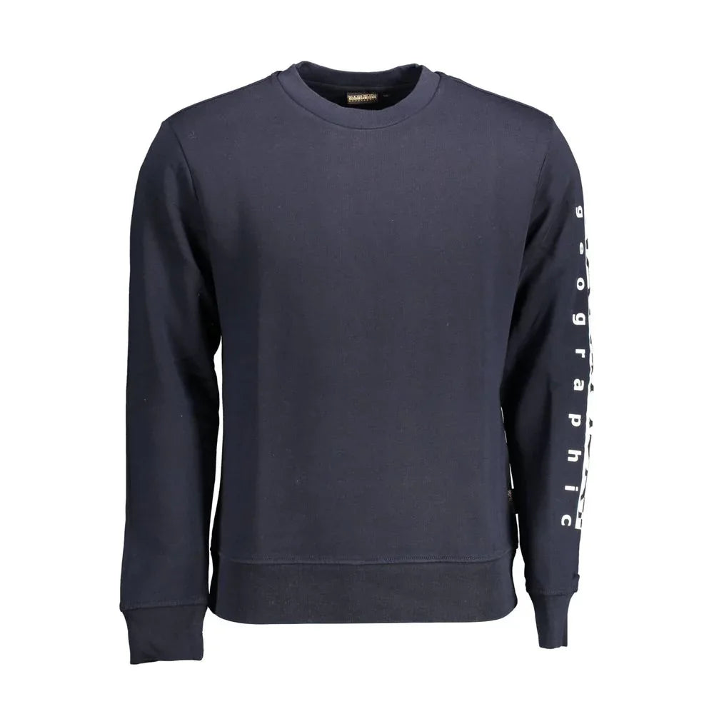 Napapijri Blue Cotton Men's Sweatshirt - Zeiniez