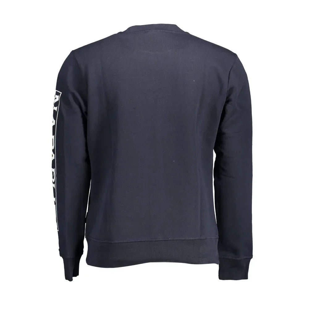 Napapijri Blue Cotton Men's Sweatshirt - Zeiniez