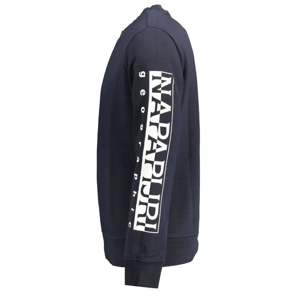 Napapijri Blue Cotton Men's Sweatshirt - Zeiniez