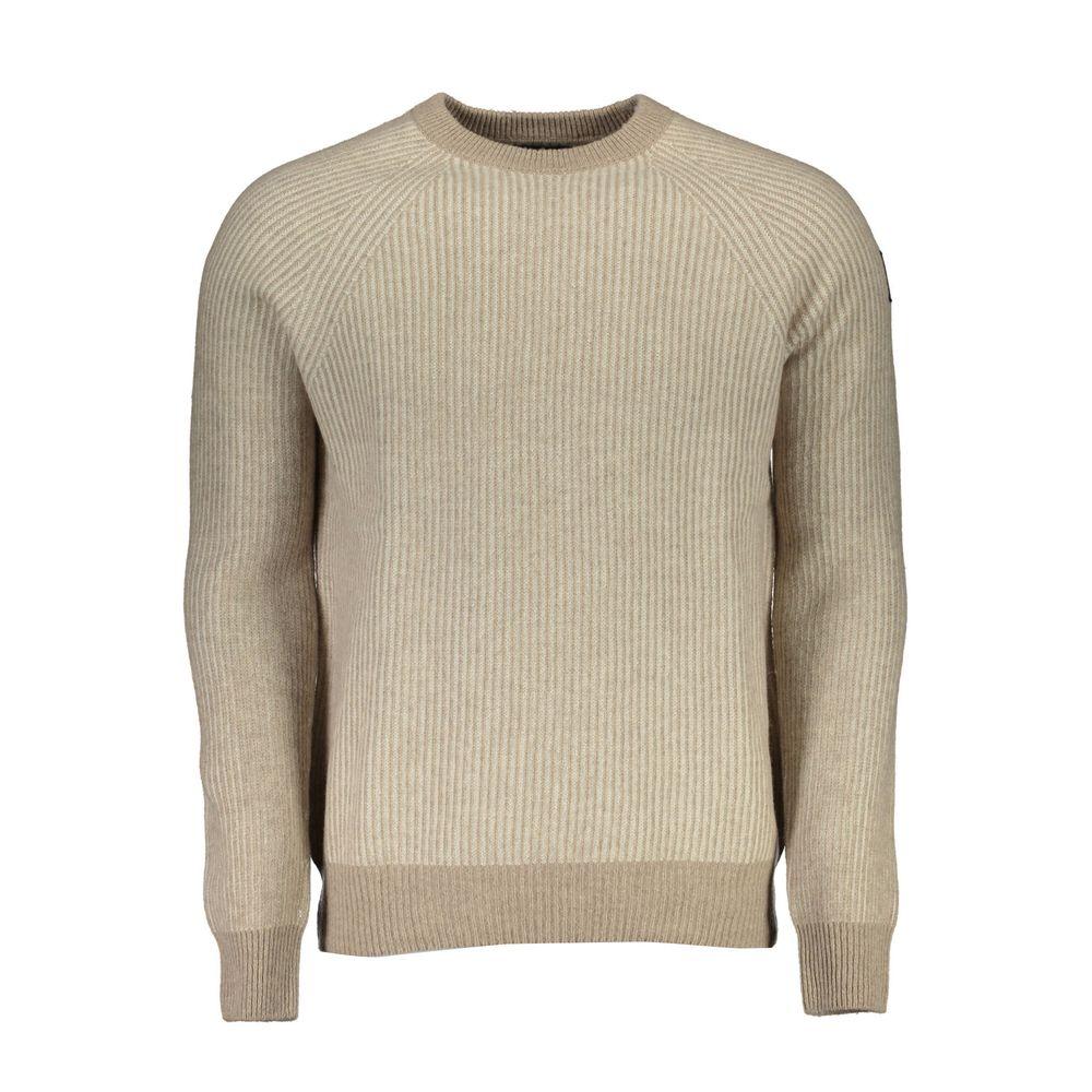 North Sails Beige Wool Men Sweater - Zeiniez
