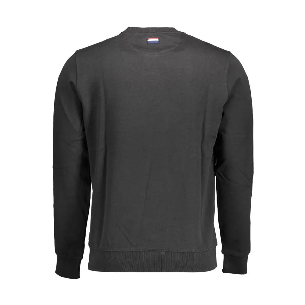 U.S. POLO ASSN. Black Cotton Men Sweatshirt - Zeiniez