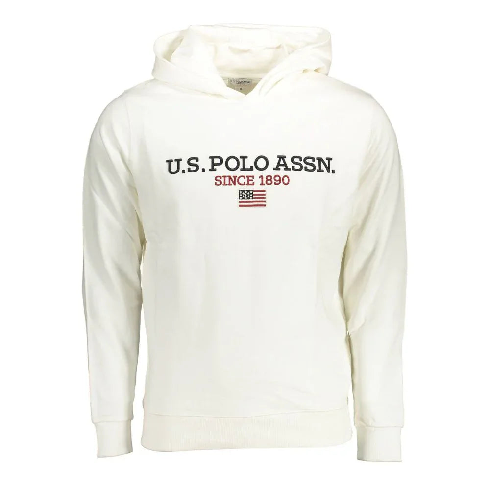 U.S. POLO ASSN. White Cotton Men Sweatshirt - Zeiniez