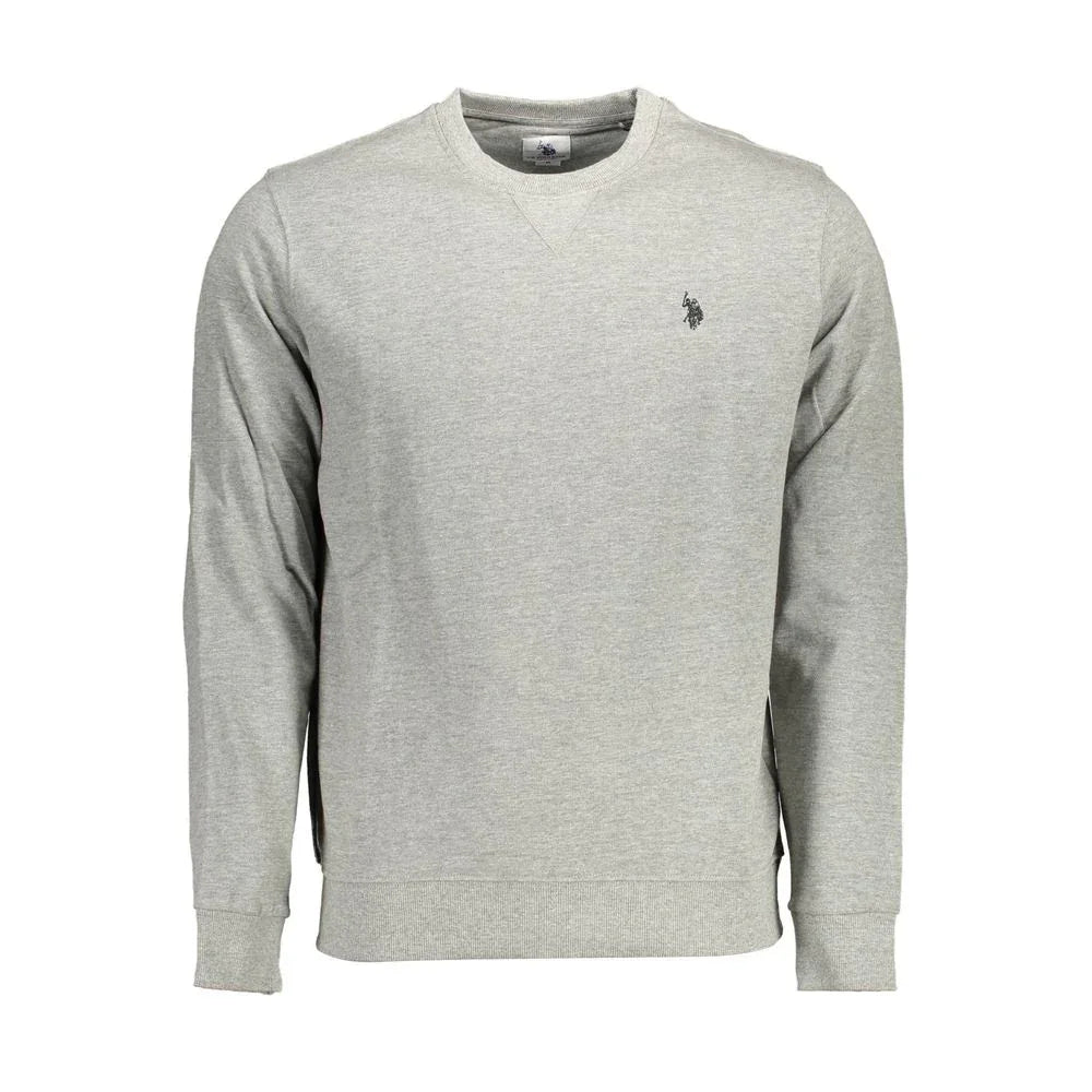 U.S. POLO ASSN. Gray Cotton Men Sweater - Zeiniez