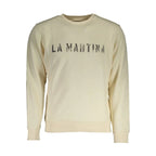 La Martina Bianco Cotton Mens Sweatshirt - Zeiniez