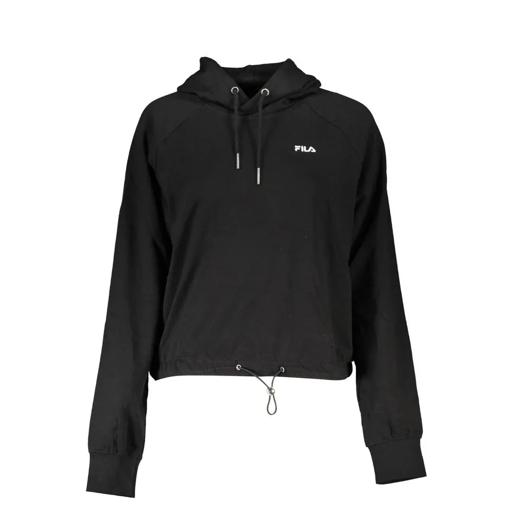Fila Black Cotton Women's Sweatshirt - Zeiniez
