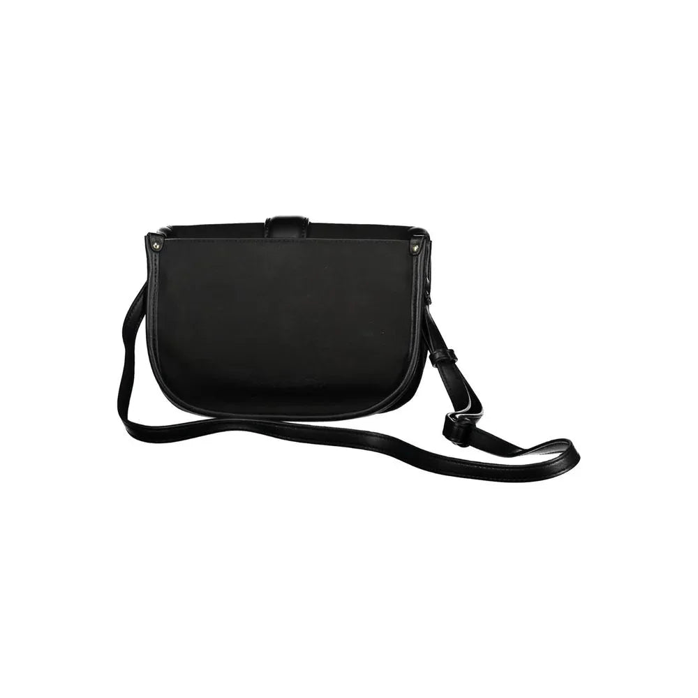 La Martina Nero Polyurethane Women Shoulder Bag - Zeiniez