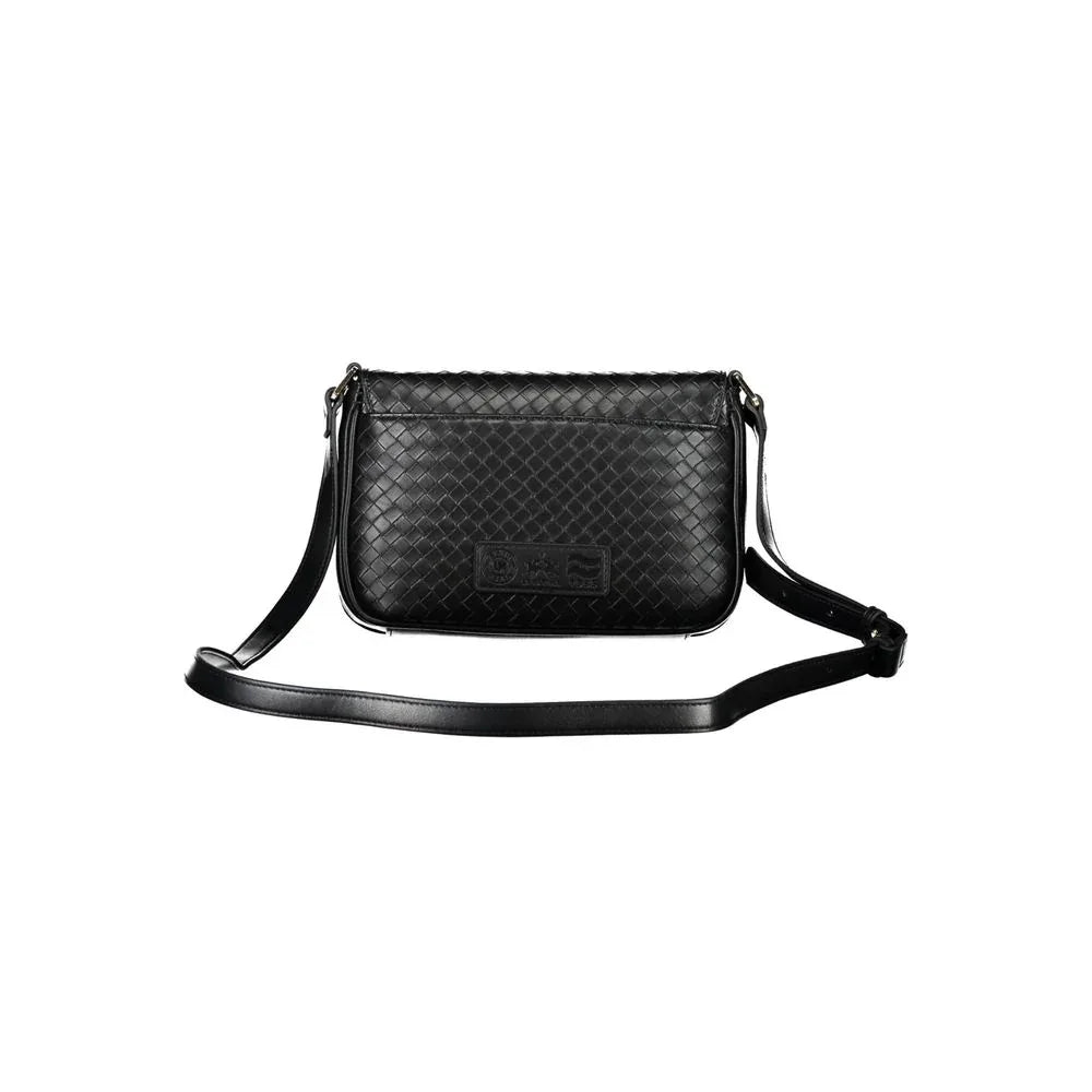 La Martina Black Polyurethane Women Shoulder Bag - Zeiniez